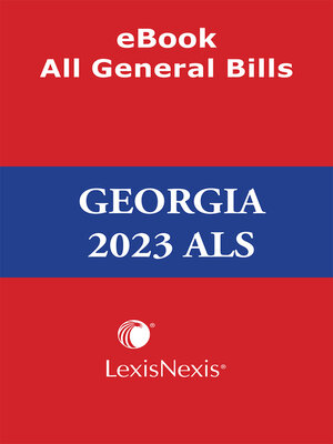 cover image of Georgia Advance Legislative Service